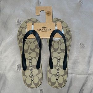 Coach Flip Flops/Sandals size 9